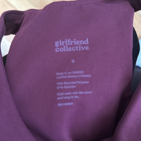 Girlfriend Collective - Maroon Dylan Bra - Picture 3 of 3